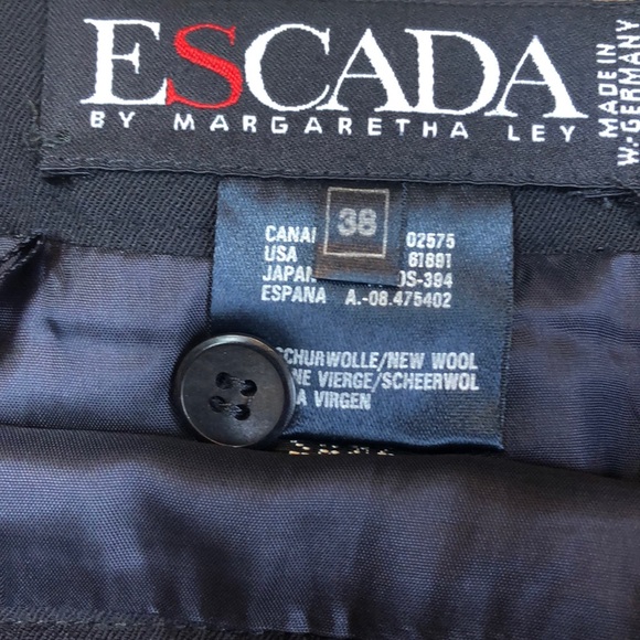 ESCADA by Margaretha Ley 100% New Wool PencilSkirt - Picture 6 of 7